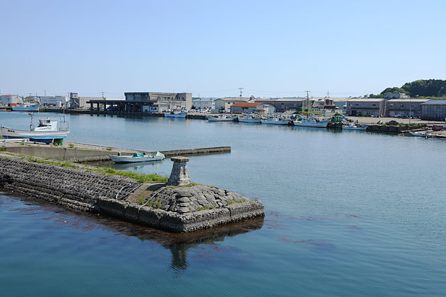 船川漁港 石積の防波堤跡