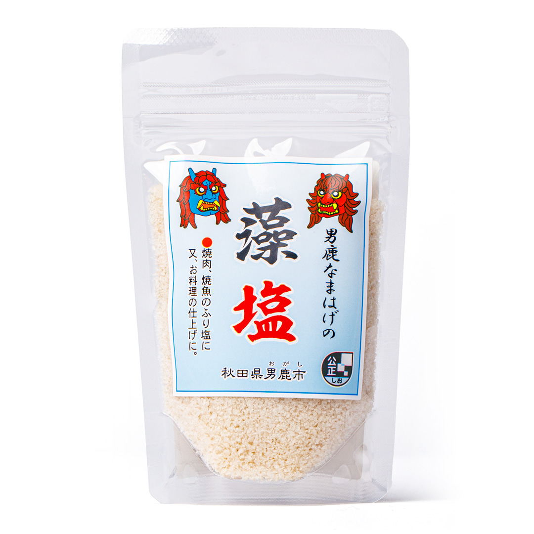 男鹿なまはげの塩 藻塩 80g スタンドパック