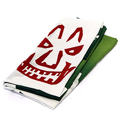 なまはげ館オリジナルてぬぐい(緑)