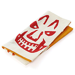 なまはげ館オリジナルてぬぐい(オレンジ)