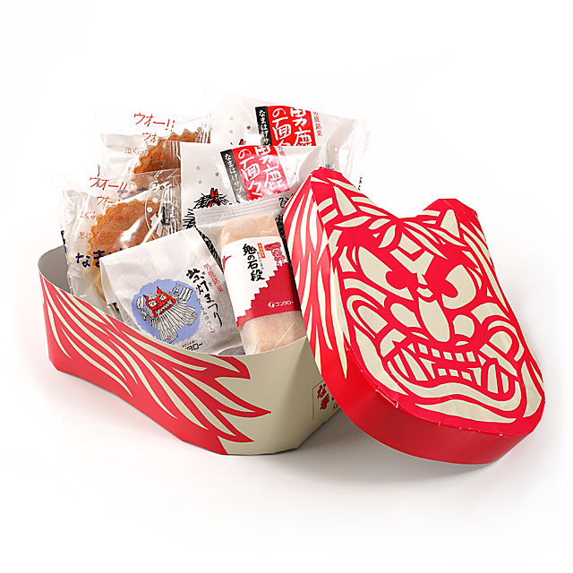 なまはげの手みやげ (なまはげのお菓子詰合)