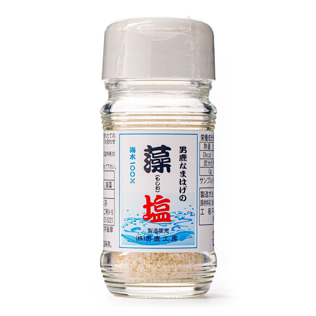 男鹿なまはげの塩 藻塩 40g 瓶入り
