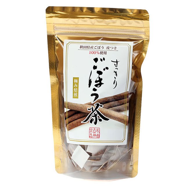 秋田県三種町産ごぼう100%使用 すっきりごぼう茶 15包