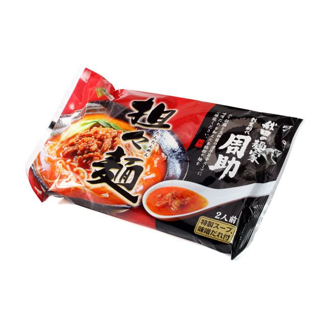 秋田の麺家「周助」坦々麺 2食袋