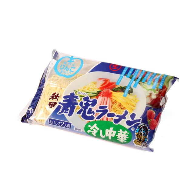 秋田 青鬼ラーメン 冷し中華 2食袋