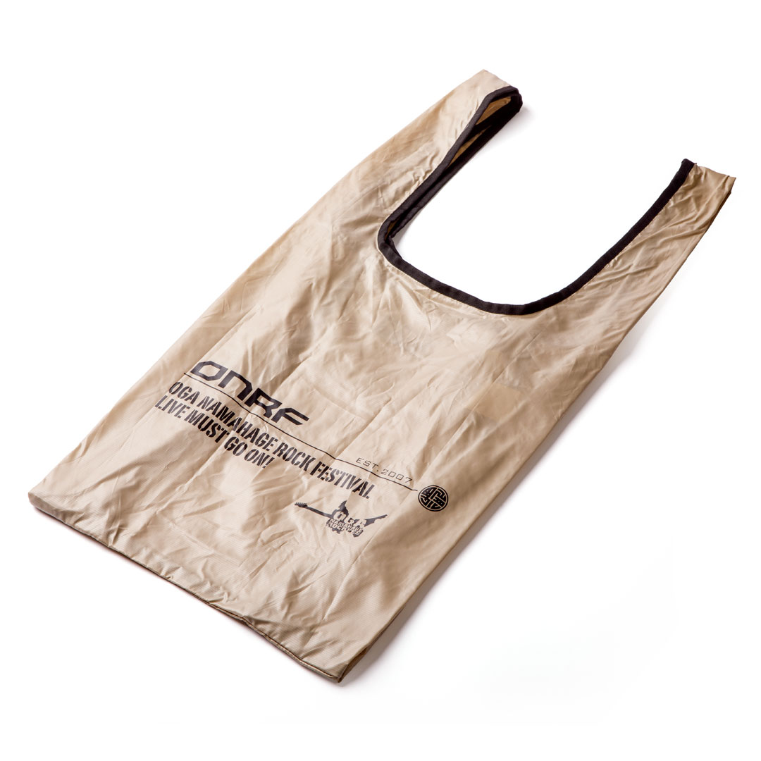 【数量限定】ONRF ナイロンポケッタブルBAG ベージュ