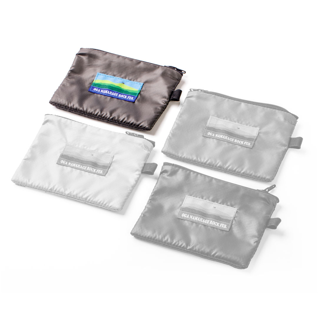 【数量限定】ONRF ナイロンウォレット チャコールグレー