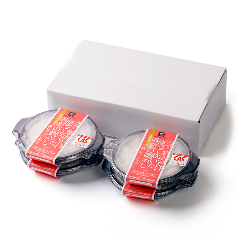 男鹿産天然真鯛の「鯛めし」4個セット