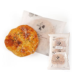 手焼き煎餅 銀の鼎庵(ぎんのていあん) 5枚入 袋タイプ