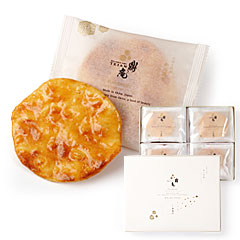 手焼き煎餅 金の鼎庵(きんのていあん) 20枚入 ギフト箱