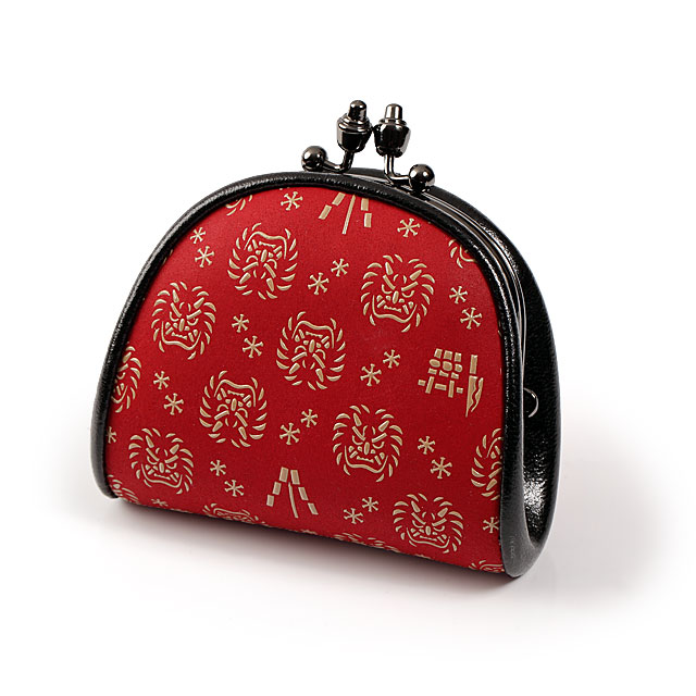 甲州印伝総本家「印傳屋」製なまはげ館オリジナル印伝 がま口