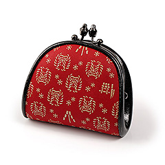 甲州印伝総本家「印傳屋」製なまはげ館オリジナル印伝 がま口