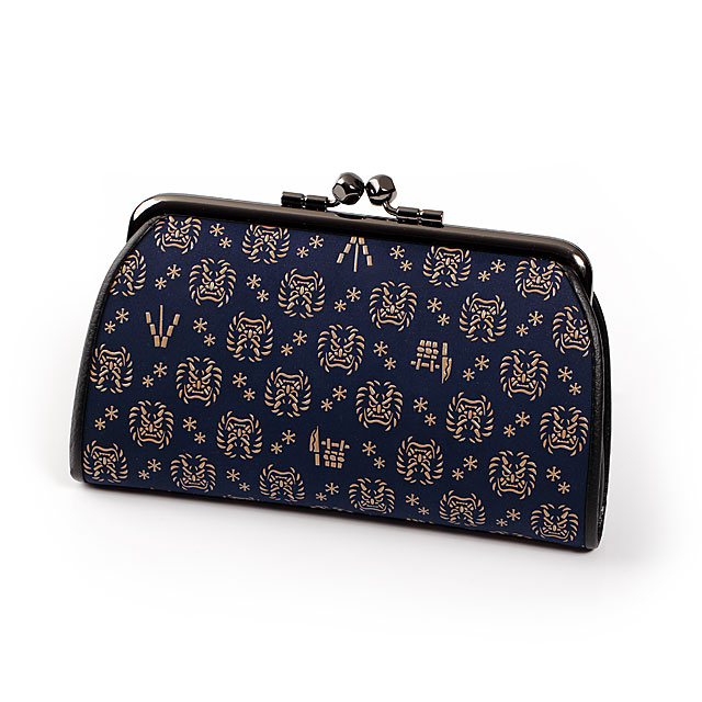 甲州印伝総本家「印傳屋」製なまはげ館オリジナル印伝 親子がま口