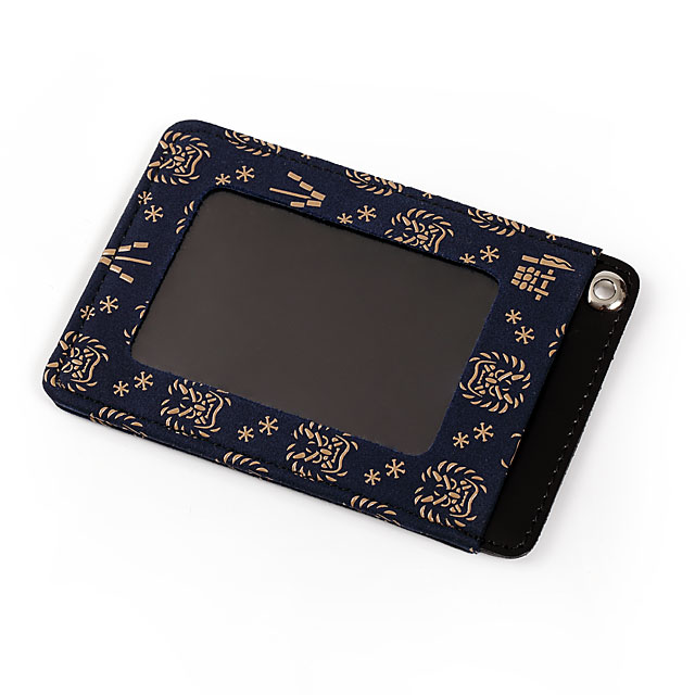 甲州印伝総本家「印傳屋」製なまはげ館オリジナル印伝 パスケース