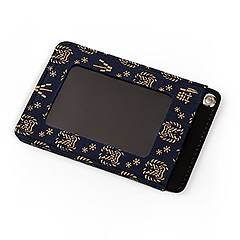 甲州印伝総本家「印傳屋」製なまはげ館オリジナル印伝 パスケース