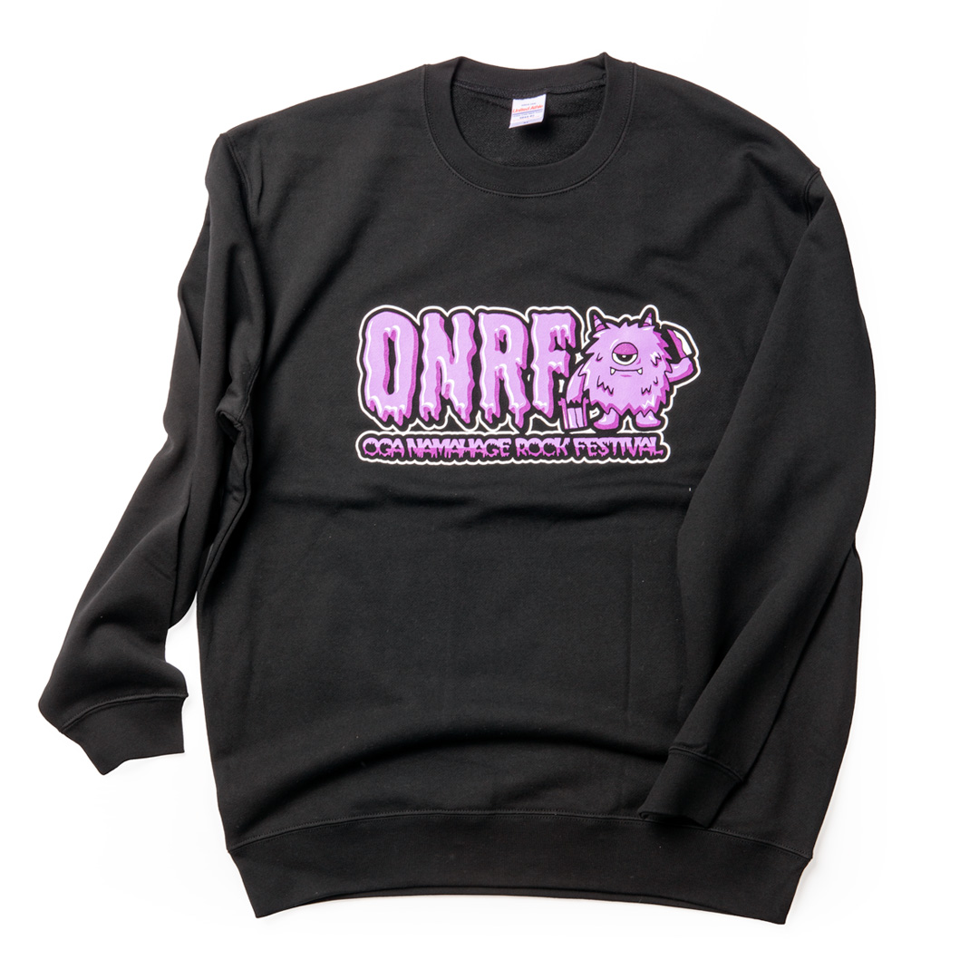 ONRF 2025A/W 10oz クルーネックスウェット(裏パイル) ブラック【12/10までの予約受付】