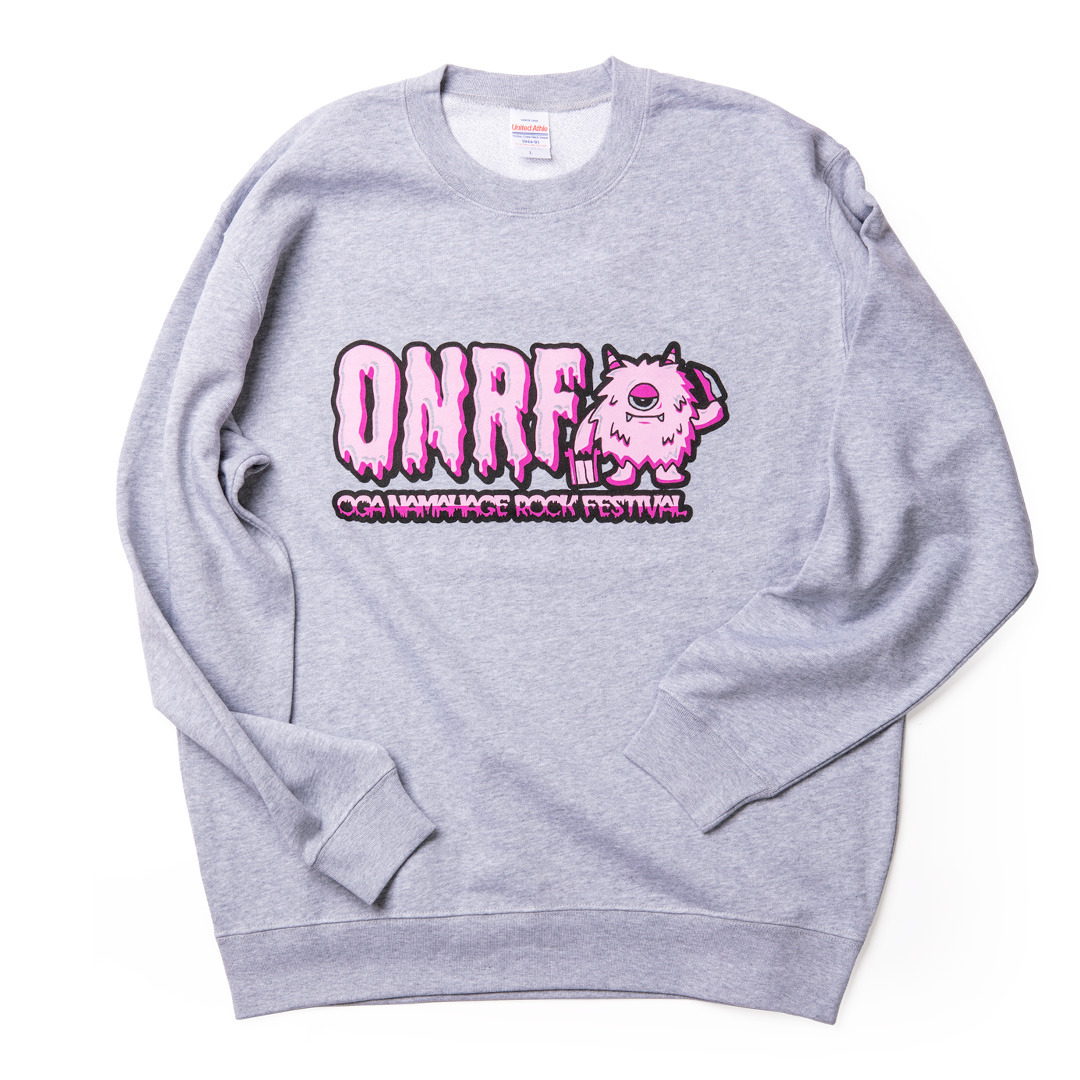 ONRF 2025A/W 10oz クルーネックスウェット(裏パイル) グレー【12/10までの予約受付】