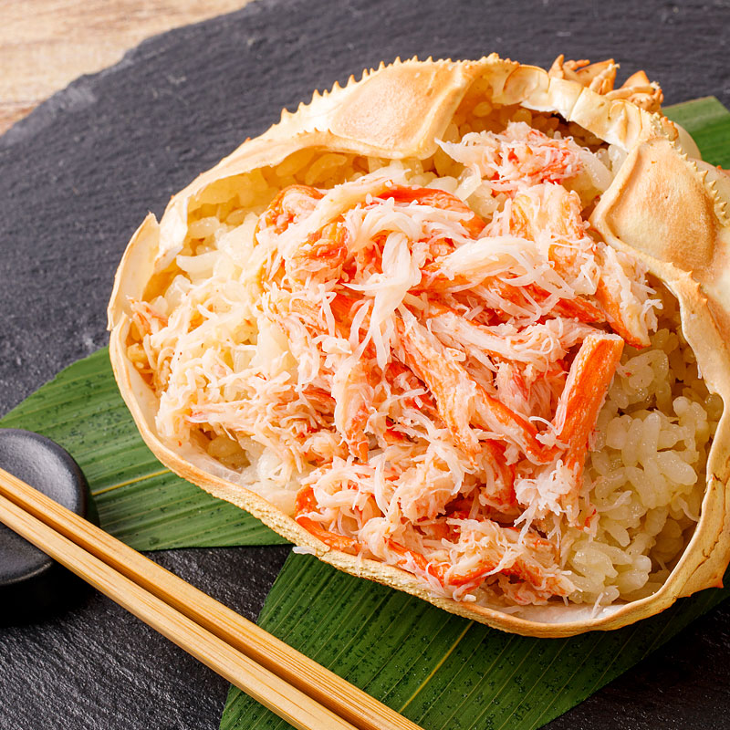 男鹿半島 紅ズワイガニ 甲羅めし 3個セット