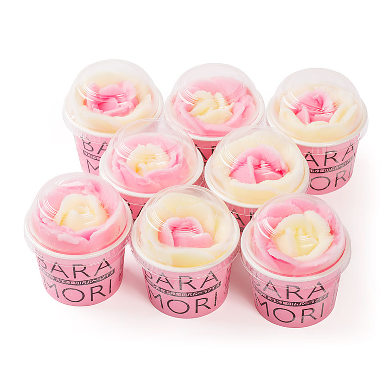 児玉冷菓のババヘラアイス バラ盛りカップ 8個セット