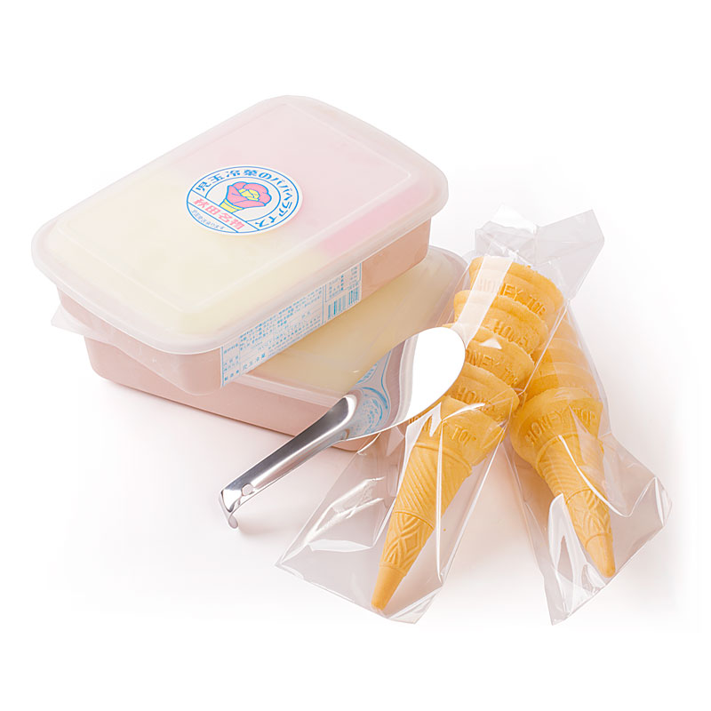 児玉冷菓のババヘラアイスセット