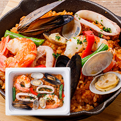 海鮮パエリア